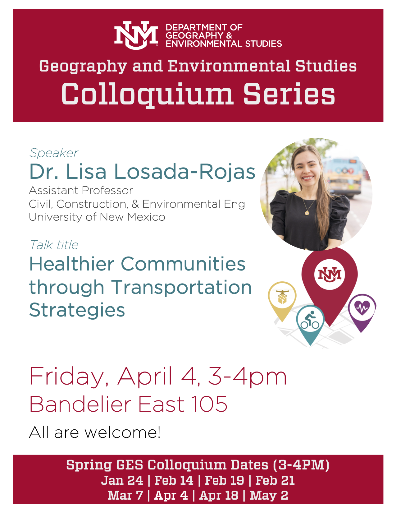Photo: GES Colloquium: Healthier Communities Through Transportation Strategies